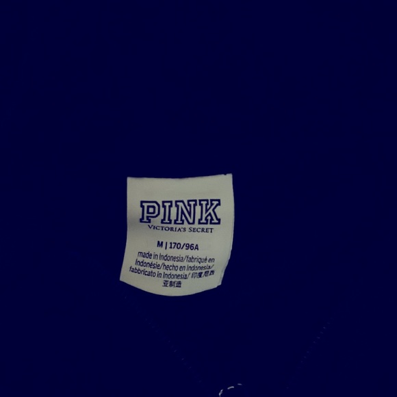 Black like new pink zip hoodie. Condition is fantastic - Picture 5 of 5